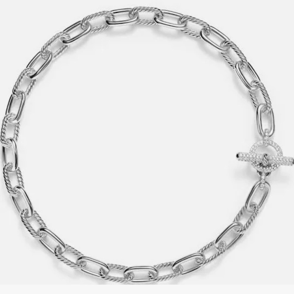 Elegant Silver Chain Necklace